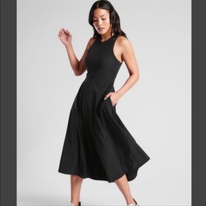 Athleta Winona midi dress With built in cups